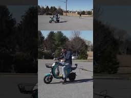 SCOOTER vs MAN Tug of War