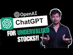 ChatGPT to Find Undervalued Stocks: A Guide for AI-based Stock Analysis & Valuation | Trade Brains