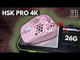 G-Wolves HSK Pro 4K Review... lightest 4000hz wireless mouse! BEST for fingertip?