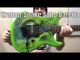 Kramer Snake Sabo Baretta Snake Green Demo