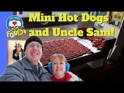 Troy, New York's Local Food and Americana:  Mini Hot Dogs and Uncle Sam!