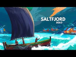 Saltfjord | Solo Board Game Tutorial and Playthrough