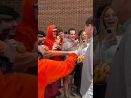 Brad Brownell is a man of the people! 🐅🍩