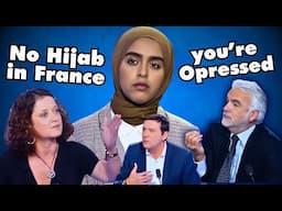 French Hijabi Destroys 5 Racist Journalists on National TV