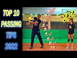 Volleyball Passing TOP 10 TIPS 2022