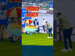 VIKTOR HOVLAND AT PEBBLE BEACH! #shorts #diy #golf #golfer#short #power #tips #videos #video