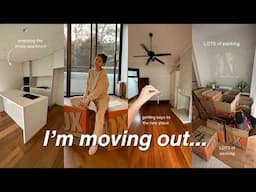 I'm moving out of my apartment 📦 packing, new home reveal, getting keys to the new place