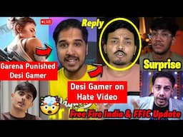 SHOCKING - Free Fire India & FFIC Update 🔥, Garena Punished Desi Gamer 😡, Pahadi Gaming Big Surprise