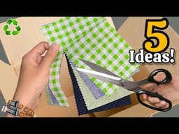 Transforming Cardboard Box & Fabric Scraps #8😱♻️ 5 Super Genius Recycling Ideas That Will Amaze You!