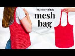 How to Crochet: Mesh Bag