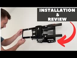 Review And Installation Of USX Mount UL Listed Full Motion TV Wall Mount