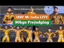 IBBF Mr India 90 kgs Prejudging | Yash Thakur vs Ishwar vs Mohan Subramanyam