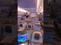 What’s Emirates NEW A350 Business Class Like?!🤑