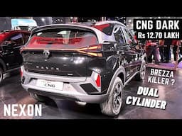 2025 Tata Nexon CNG Red Dark Edition SUV - Panoramic Sunroof, Features, Price | Kia Syros Killer ?