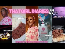 THATGIRL DIARIES 01🎀Vlogging Everyday, Cooking, Hygiene Haul, Being on my Healthy Game