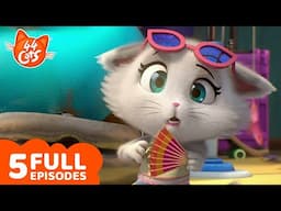 44 Cats | TOP 5 Milady | Complete Episodes | Cartoons for Kids