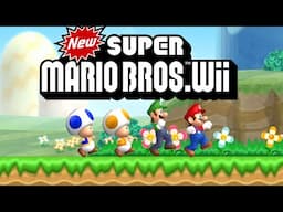 New Super Mario Bros Wii - 100% FULL GAME PLAYTHROUGH! All Worlds, All Star Coins, All Secret Exits!