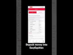 How to deposit money into EasyEquities