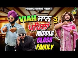 Viah Jaan to pehla Middle class family 🤓🤣 || New Punjabi Comedy Video 2025 || Purewal Paramjit