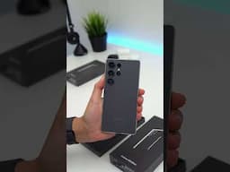 Samsung Galaxy S25 Ultra Unboxing (Titanium Black) #unboxing #samsung #galaxys25ultra #shorts #tech