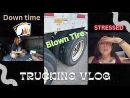 SPEND DOWNTIME WITH US / TRAILER TIRE BLEW OUT / WALK AWAY LEASE TRUCKING