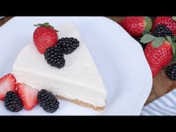 Fail-Proof No-Bake Cheesecake Recipe! 😍 Thick & Creamy