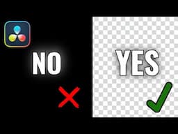 How to Export Transparent Backgrounds in DaVinci Resolve