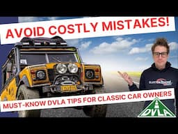 Avoid These Common DVLA Pitfalls for Classic Car Owners!