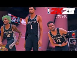 A New Era in San Antonio is Here... | NBA 2K25 Future League Mode | Spurs vs. Hawks