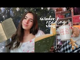 winter reading vlog 🍬🐻‍❄✨️ | cozy days, classics, ice bath, homebody diaries, & yummy food