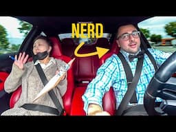 NERD TAKES DRIVING INSTRUCTORS STREET DRIFTING