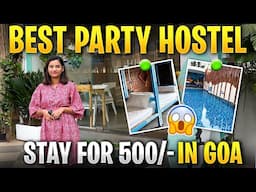 Best Hostel in Goa | Budget Stay in Goa for 500/- | Downtown Hostel Anjuna #goa #hostel #party