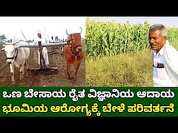 ಮಳೆಯಾಶ್ರಿತ ಒಣ ಬೇಸಾಯ ರೈತ ವಿಜ್ಞಾನಿಯ ಆದಾಯ | dry land farming kannada | organic agriculture in kannada