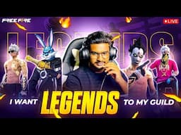 😍 SEARCHING FOR A STRONG PLAYER IN MAIN SQUAD👑 || GUILD TEST 🔥👑 || TELUGU FACECAM LIVE🛑