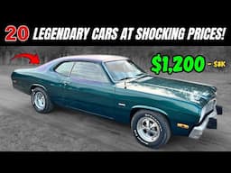 20 Classic Cars Under $8,000 – Great Deals You Can't Miss!