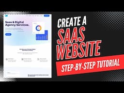 How To Create A SAAS Website In WordPress 🔥 - (SAAS Website Design Tutorial!)