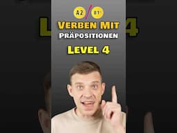 Verben mit Präpositionen Level 4 | Test your German 😉 #learngerman