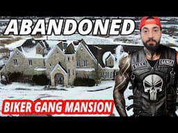 TERRIFYING NIGHT IN HAUNTED ABANDONED BIKER GANG MANSION