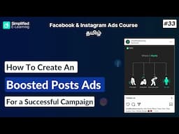 How to Boost Facebook & Instagram Posts Ads in Tamil  | Facebook & Instagram Ads Tamil | #33