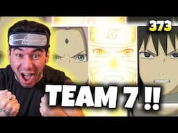 TEAM 7 REUNITED!! Naruto Shippuden Reaction: Ep. 373