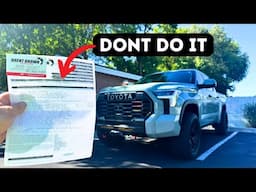 DON'T Buy This Truck! 2021-2024 3rd Gen Toyota Tundra