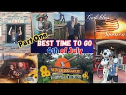 Best Day to Go to Silver Dollar City Branson MO / 4th of July / Time Traveler & Fire in the Hole