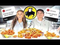 Mukbang Q&A| Buffalo Wild Wings🍗