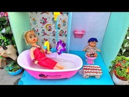 Barbie Doll All Day Routine In Indian Village/Radha Ki Kahani Part -548/Barbie Doll Bedtime Story||