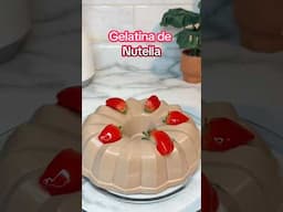 Gelatina de Nutella