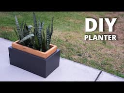 How to Make a Modern Planter | Two-tone Furniture Ep2