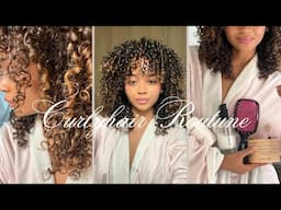 step-by-step curly hair routine