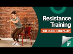 6 EASY Resistance Training Exercises For Seniors & Beginners To Build Stronger Bones!