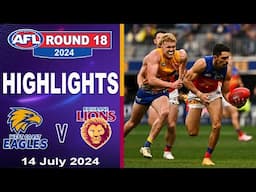 HIGHLIGHTS | West Coast Eagles v Brisbane Lions | 2024 AFL