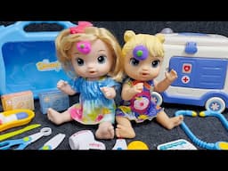 ASMR Blue Doctor Suitcase & Ambulance Doctor Playset Unboxed: Medical Toy Fun!